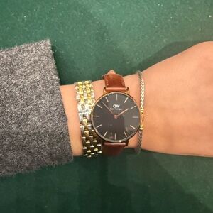 Daniel Wellington watch [Classic Petite St. Mawes Rose Gold 32Mm (Black)]